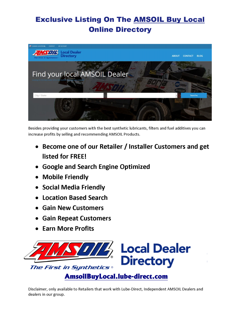 AMSOIL Near Me AMSOIL Buy Local Directory